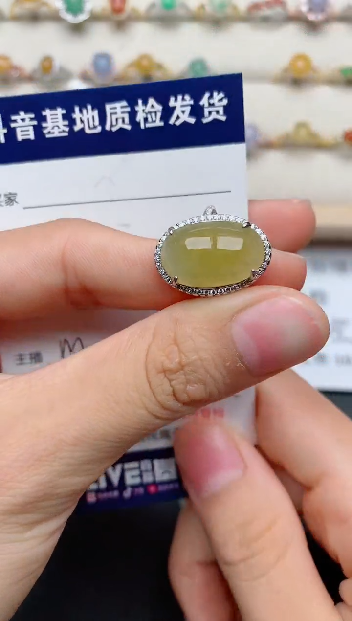 【闪购商品】翡翠戒指银S925镶嵌..........