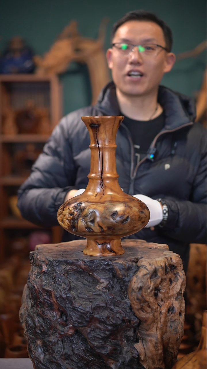 【闪购商品】枣木雷击枣木富贵尊