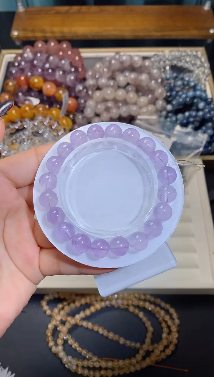【闪购商品】水晶手串未镶嵌薰衣草029