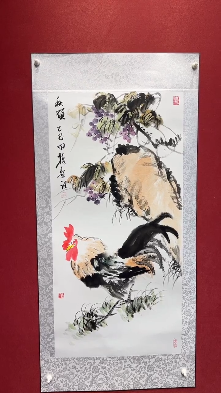 国画老师现场创作 1