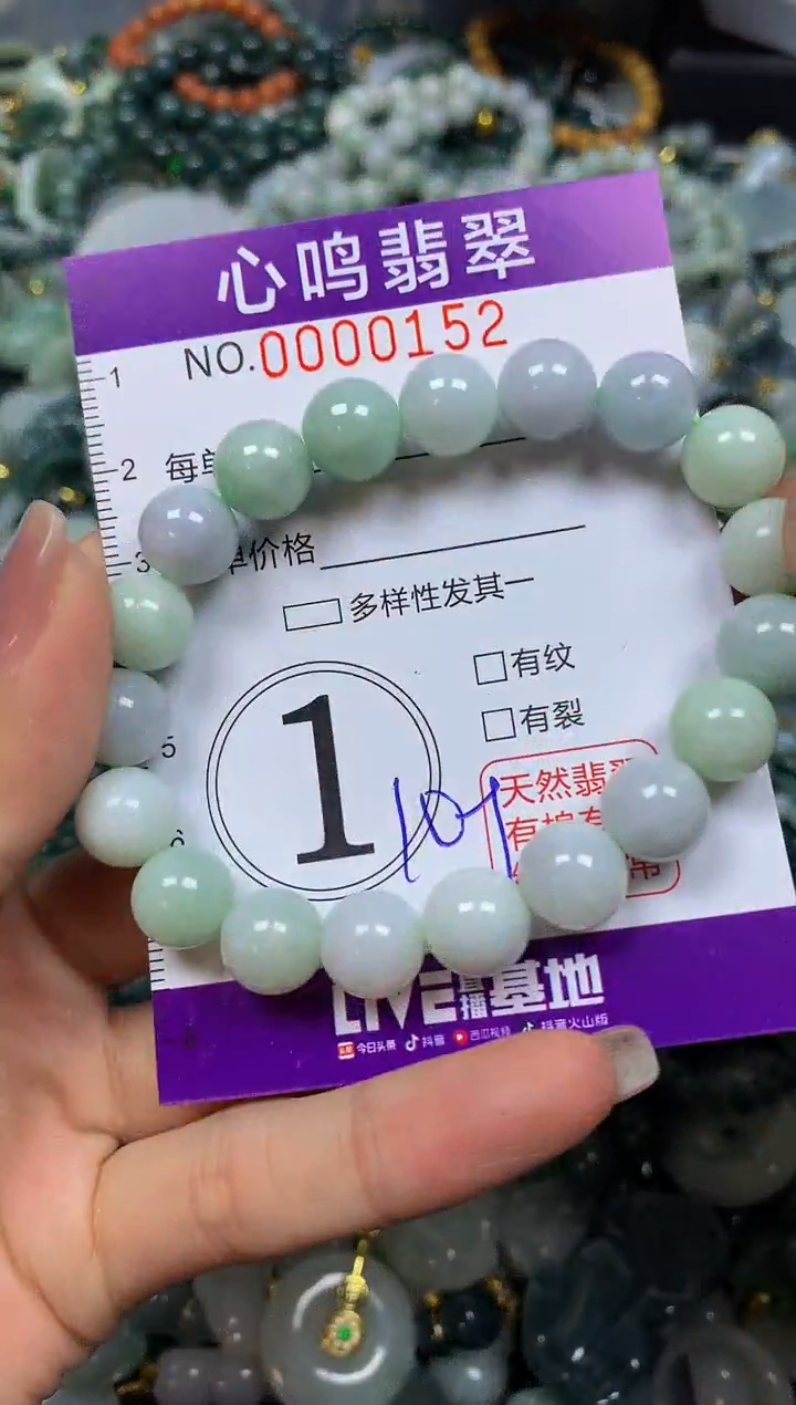 翡翠未镶嵌颈饰闪购00152