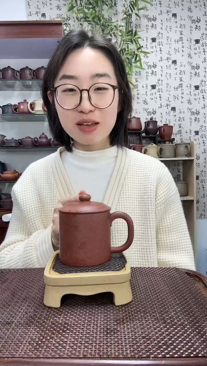 【闪购商品】紫砂茶杯宜兴紫砂 红将坡和气办公杯无礼盒