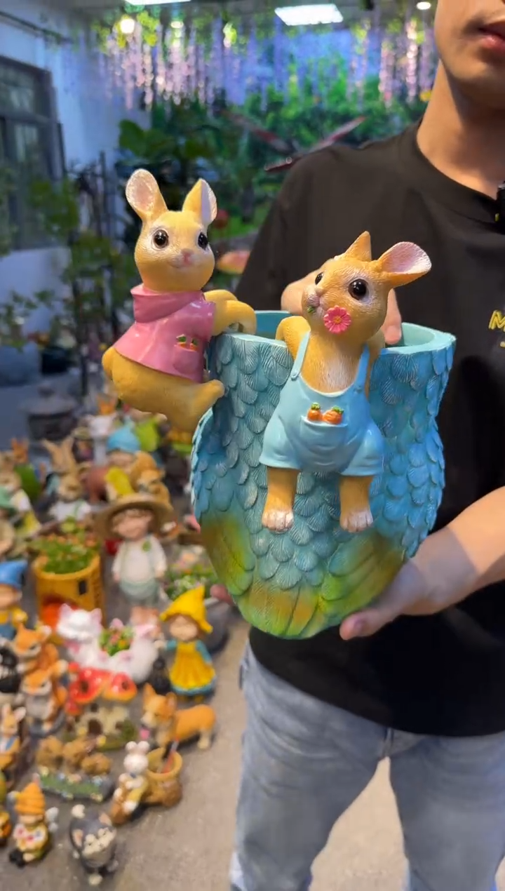 无花朵挂钩兔子挂钩兔子