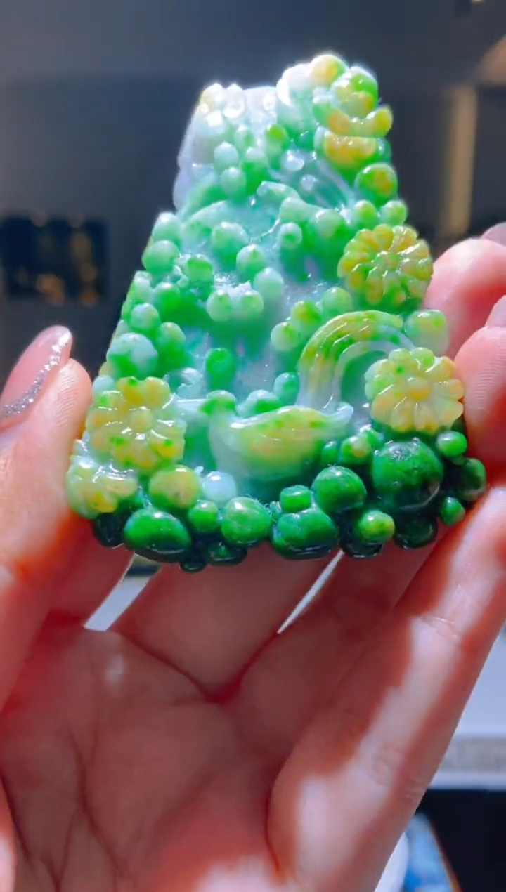 【闪购商品】定制翡翠未镶嵌闪购毛货链接WM054