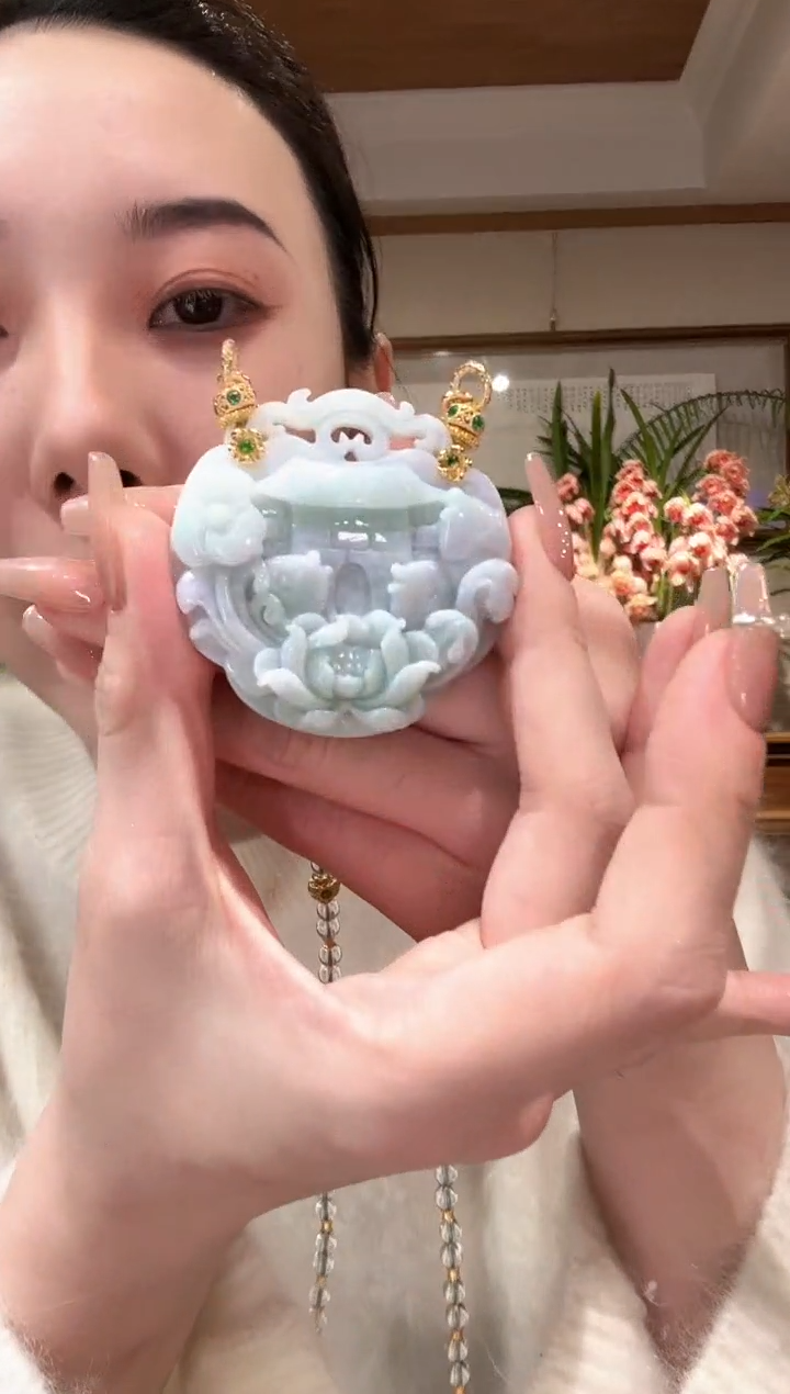 【闪购商品】翡翠颈饰未镶嵌国风