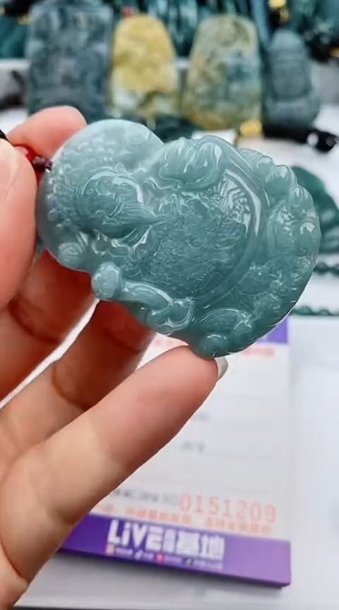 翡翠未镶嵌颈饰    多样性发其1一   