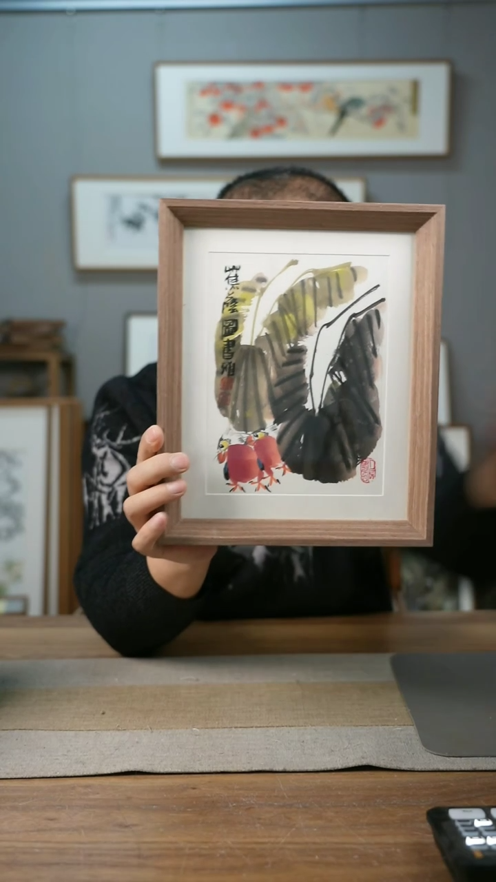 【闪购商品】书法协会会员老师带框作品-手书/绘同款作品