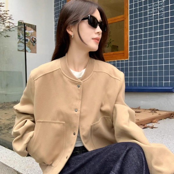 秋冬季新款高级设计感外套女时尚洋气减龄宽松休闲显瘦气质棒球服