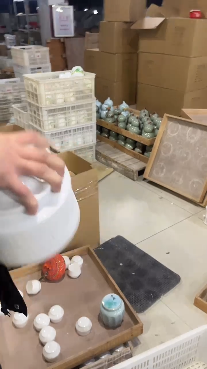 【闪购商品】摆件陶瓷茶叶罐储物罐