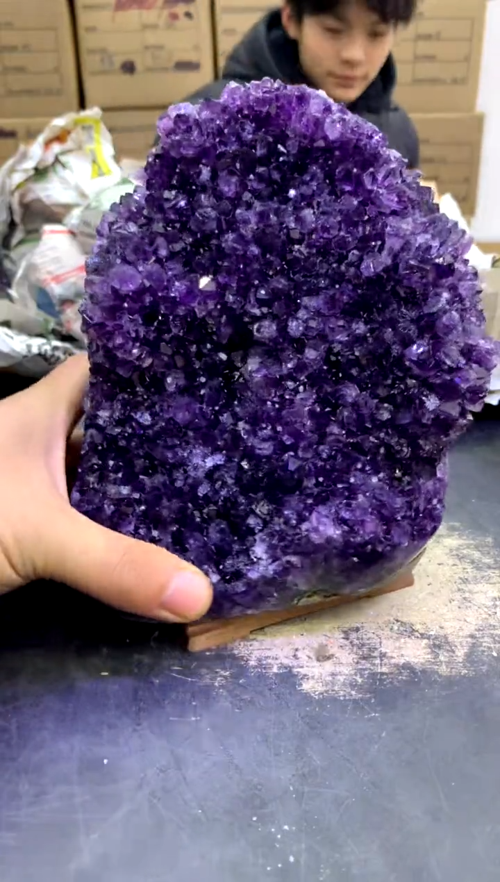【闪购商品】水晶摆件未镶嵌天然高品质紫晶187