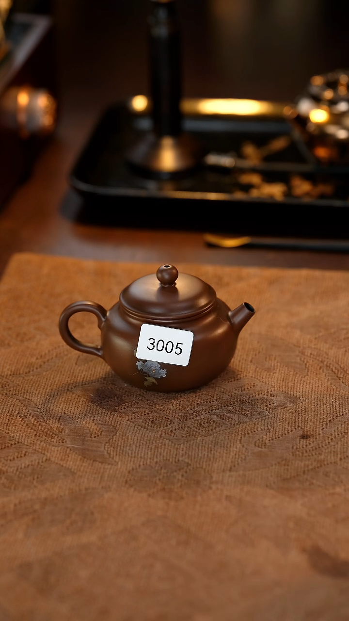 【闪购商品】雲梦茶器紫陶小壶3005