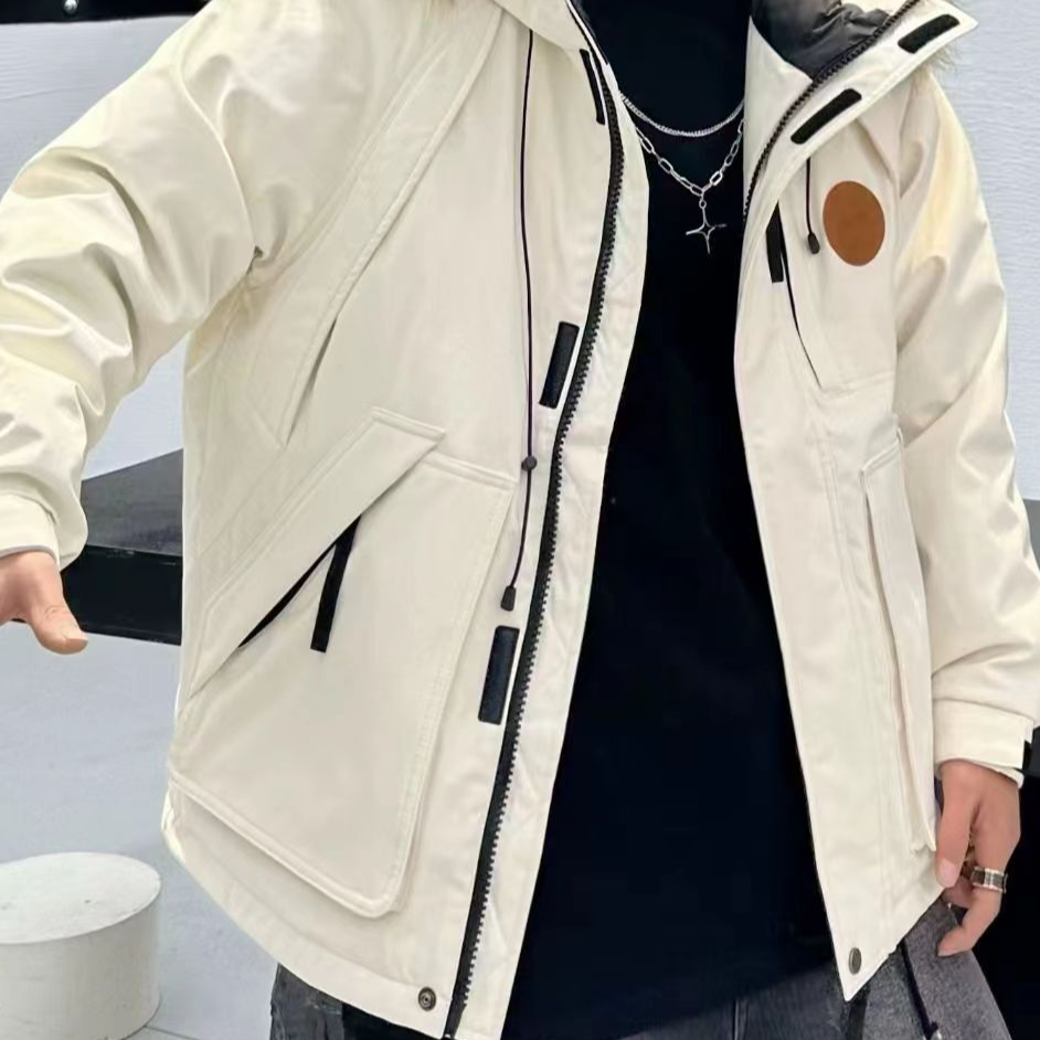 无毛领#【极地雪者】冬季工装保暖外套（无水洗标）*23050#