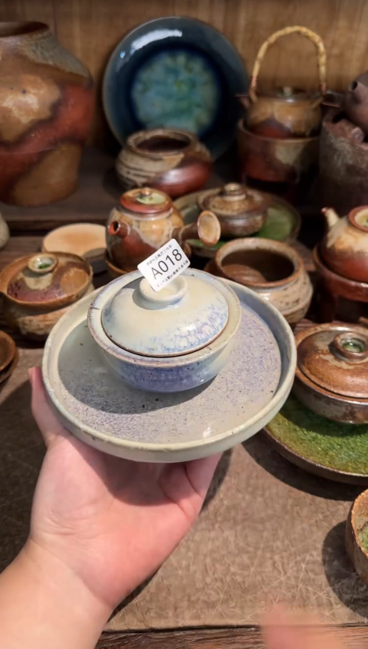 ㅤ****陳A018破碎感泥料非柴烧跑单禁拍，三才 