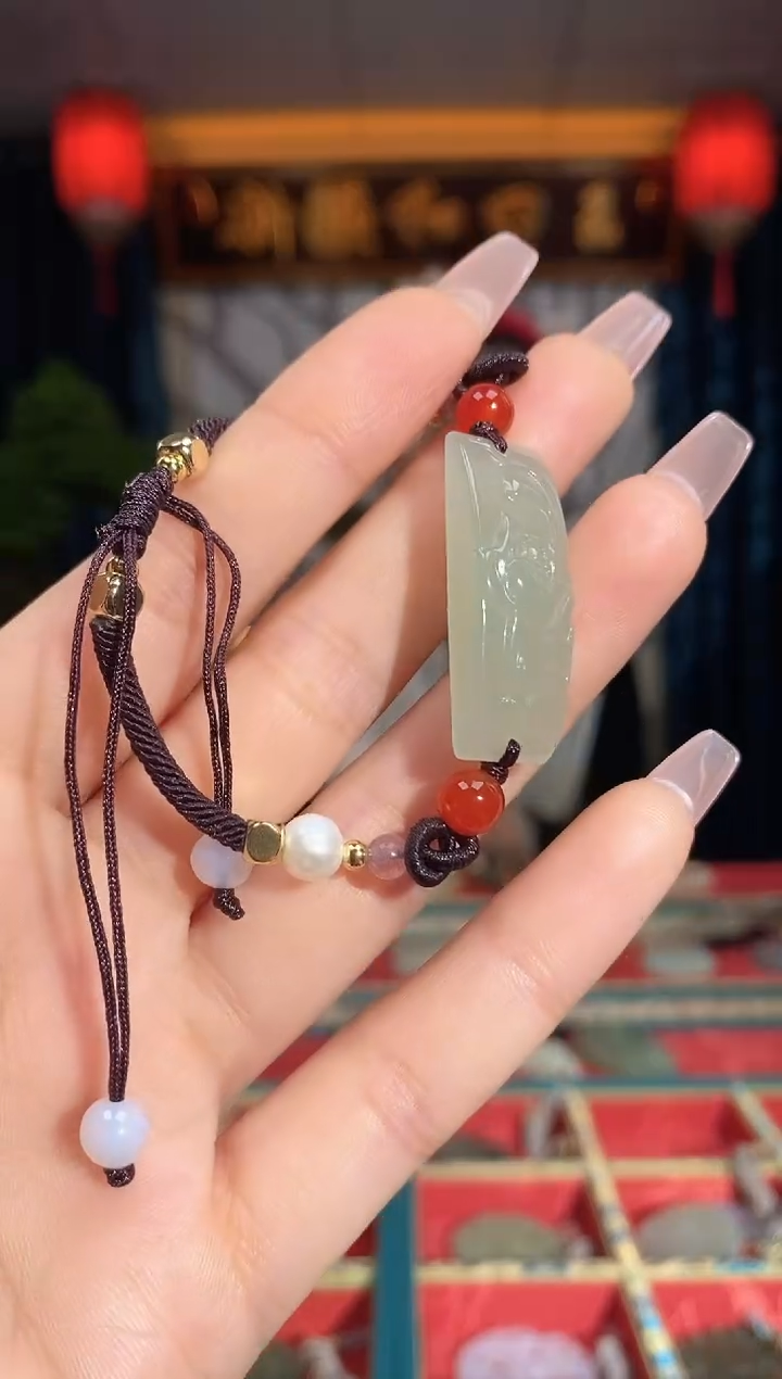 【闪购商品】和田玉颈饰未镶嵌手牌