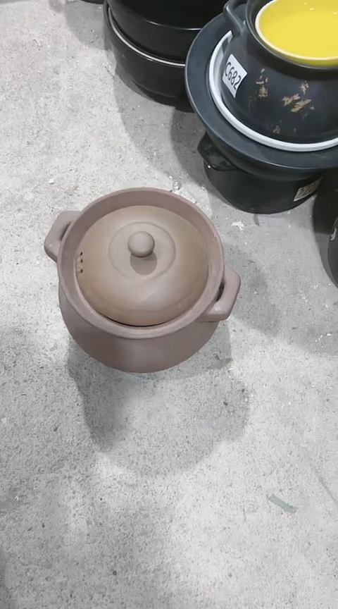 【闪购商品】瑕疵不圆6.0紫砂大肚锅，