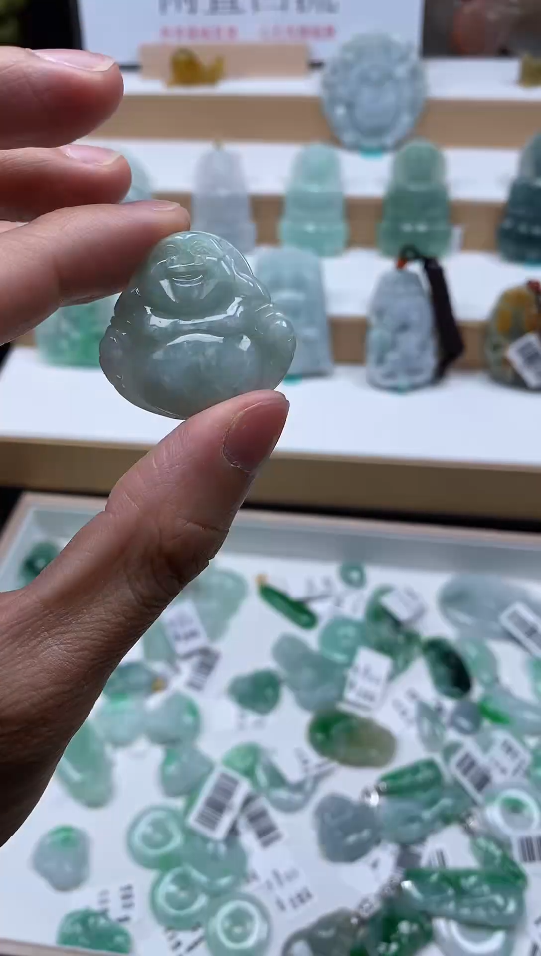 【闪购商品】翡翠颈饰未镶嵌38佛公