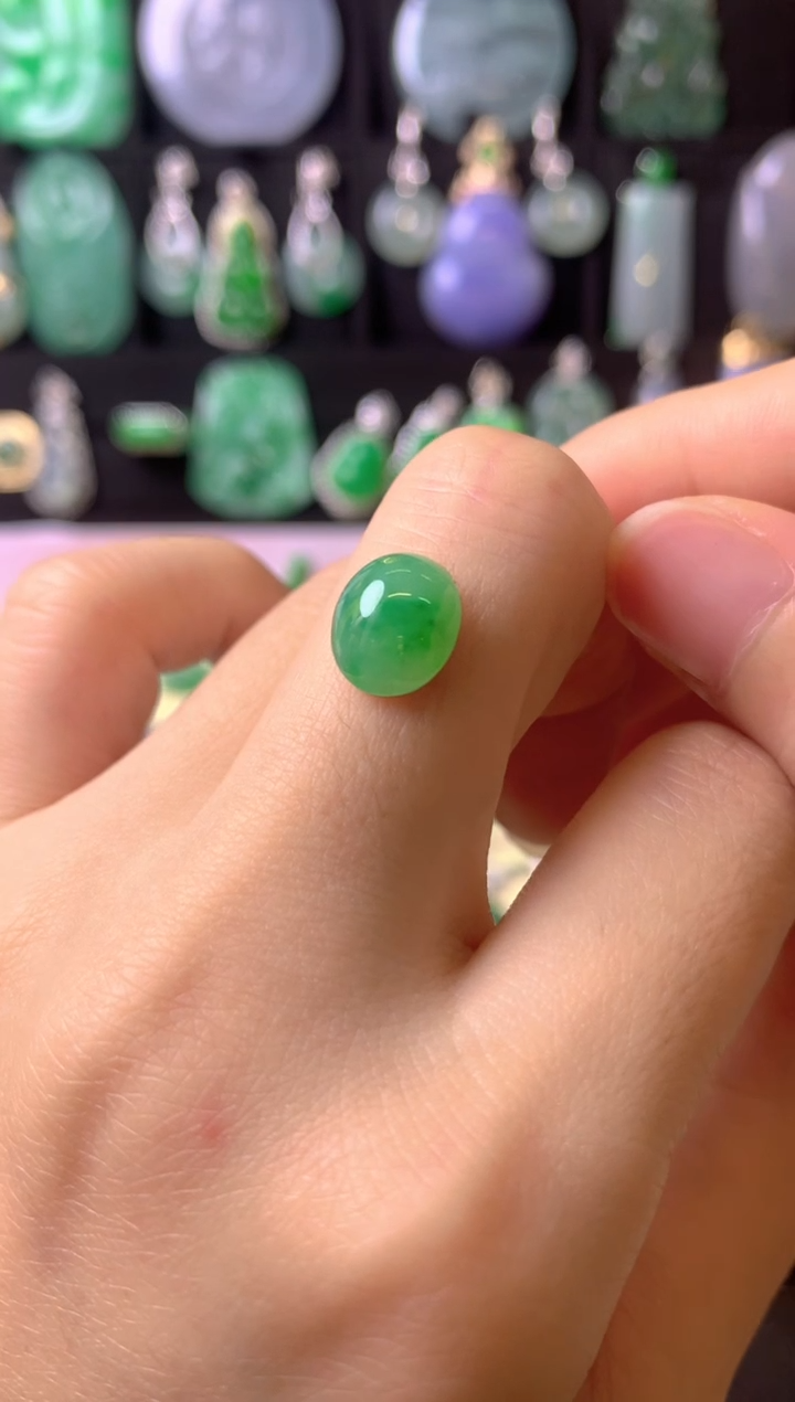 定制翡翠未镶嵌1裸玉（客户意向镶嵌）