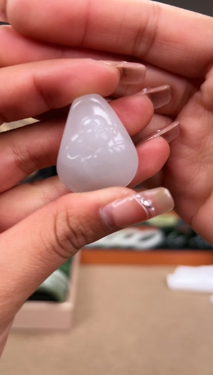 【闪购商品】和田玉颈饰未镶嵌白玉佛公吊坠