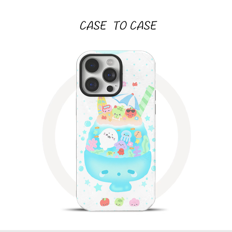 度假小动物苹果17手机壳iphone16pro华为143小米15适用oppo女vivo