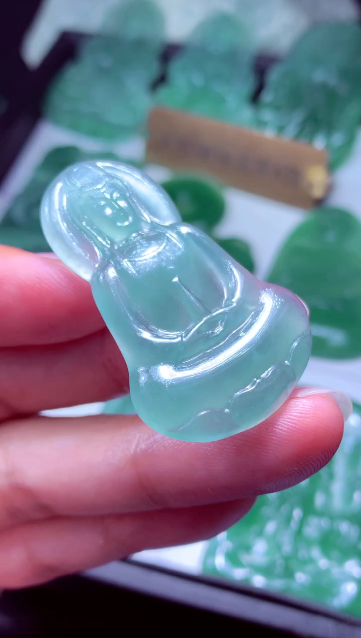 未镶嵌定制翡翠乐*天然翡翠A货吊坠 官方基地发货