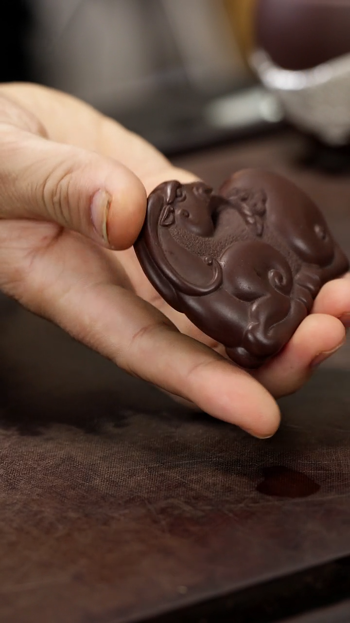 紫砂茶宠山*巅羊