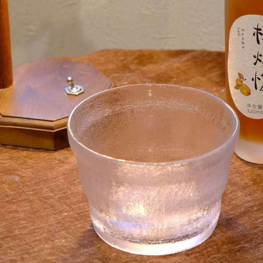 小喜宅 玻璃锤纹直身碗套装