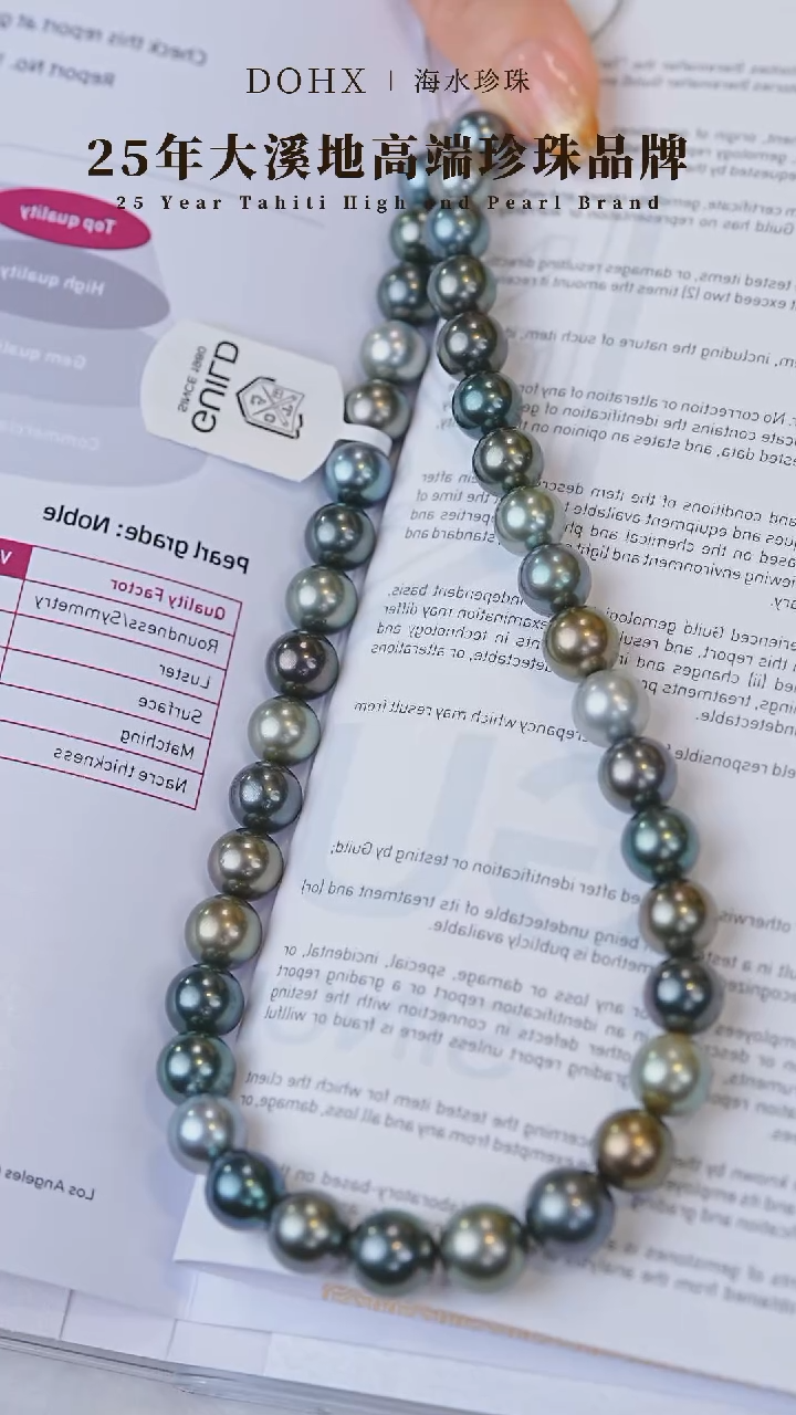 【闪购商品】海水珍珠颈饰14K金镶嵌吉尔德五星10.0-12.0MM