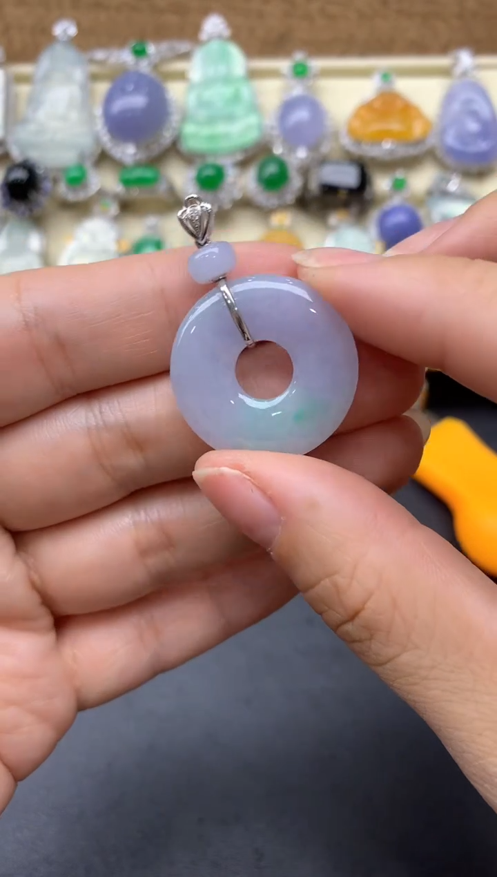 【闪购商品】翡翠颈饰18K金镶嵌203-中国好珍宝