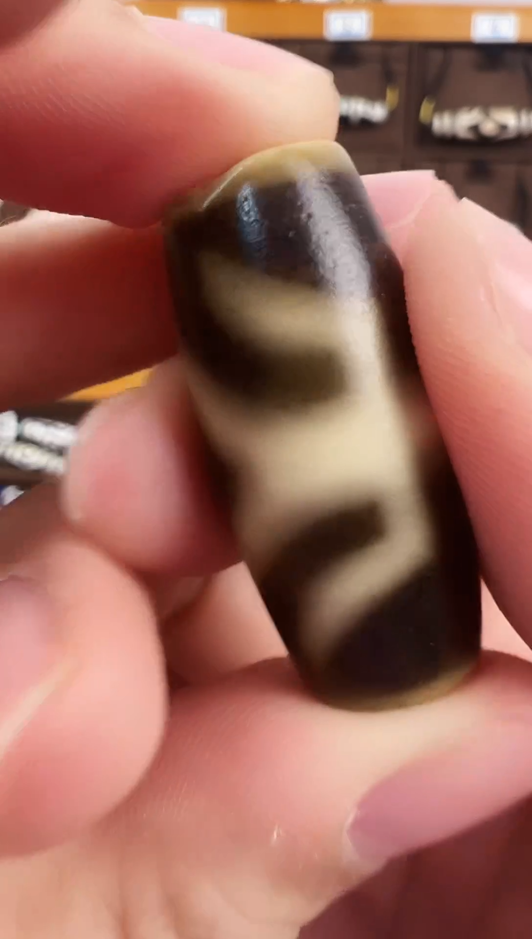 玛瑙/玉髓（覆膜）颈饰合金96.（微瑕）