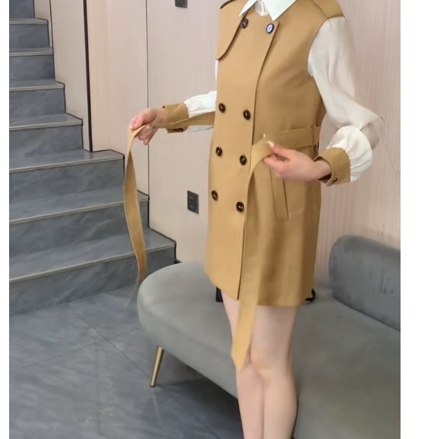 2025春季新款修身显瘦百搭套装复古田园风两件套FJ201901