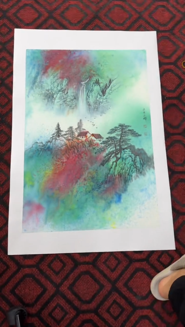 【闪购商品】国画国画绘画山水花鸟