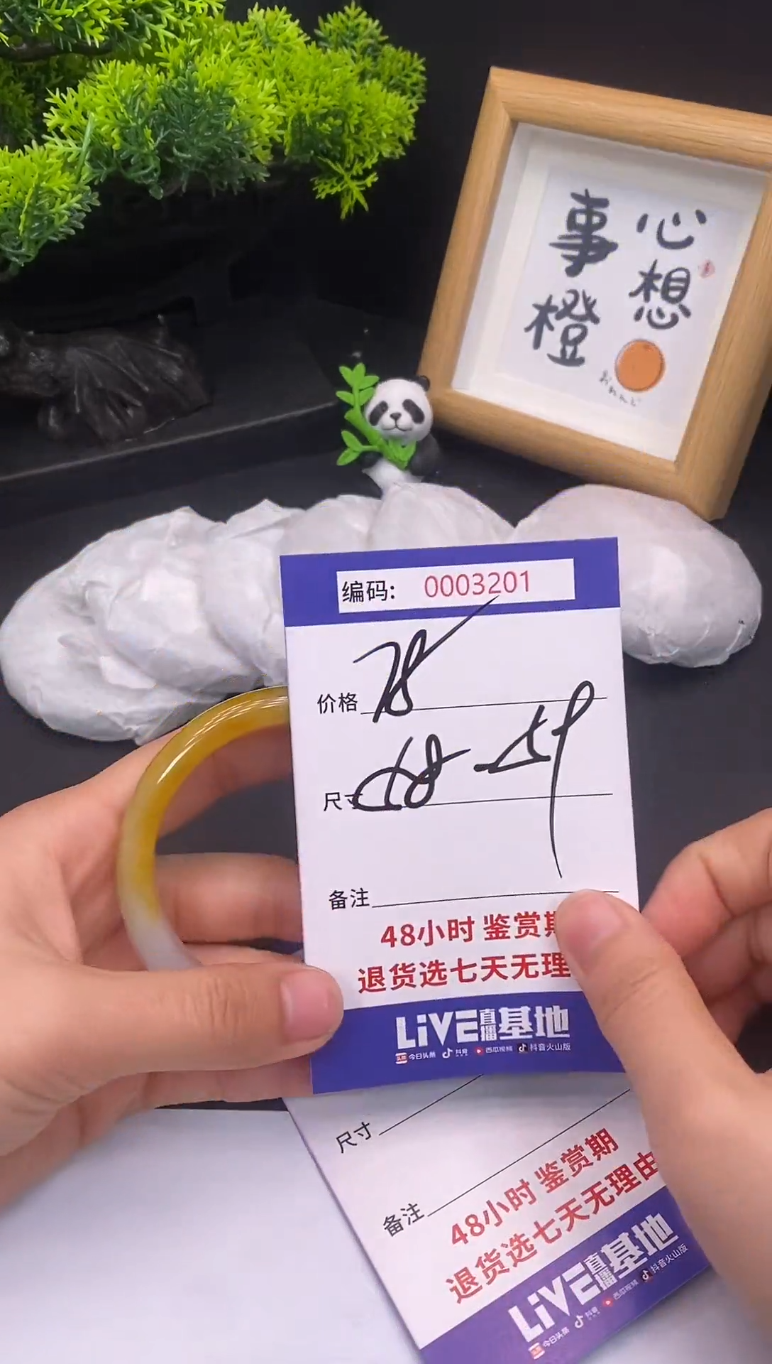 未镶嵌手镯翡翠0003201