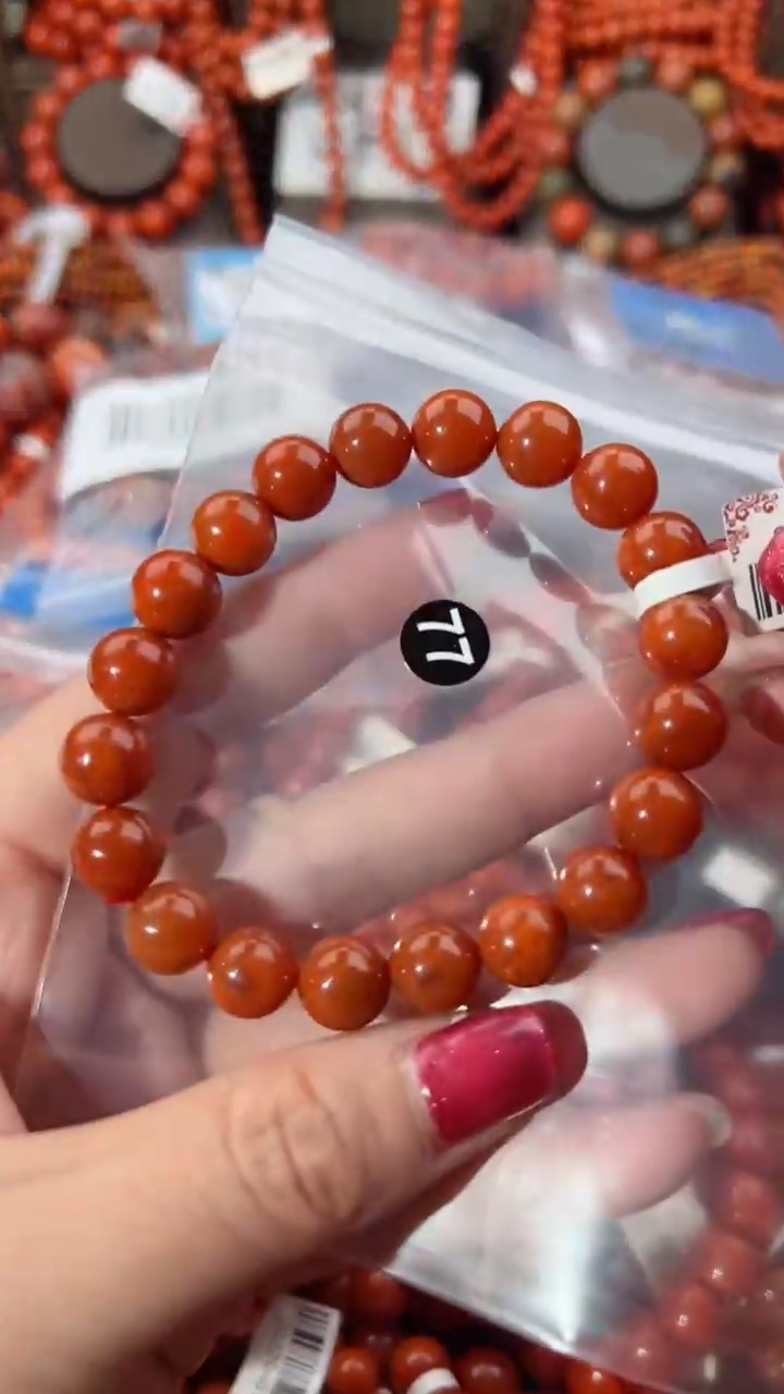 【闪购商品】南红玛瑙手串未镶嵌9