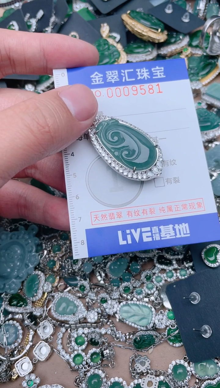 【闪购商品】翡翠颈饰未镶嵌9581....