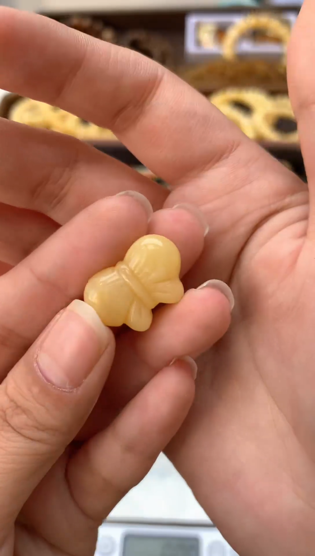 【闪购商品】琥珀珠宝奇石未镶嵌089琥珀蜜蜡花粉