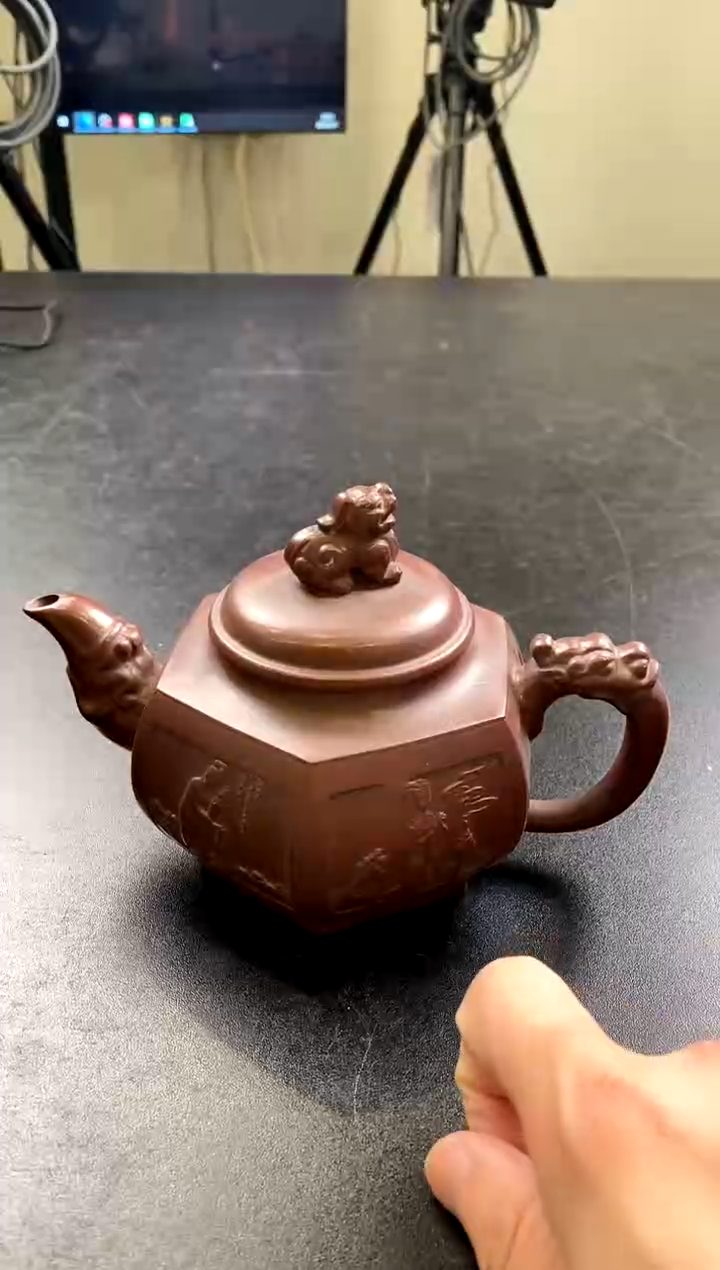 紫砂拍打成型紫砂甄选直播间