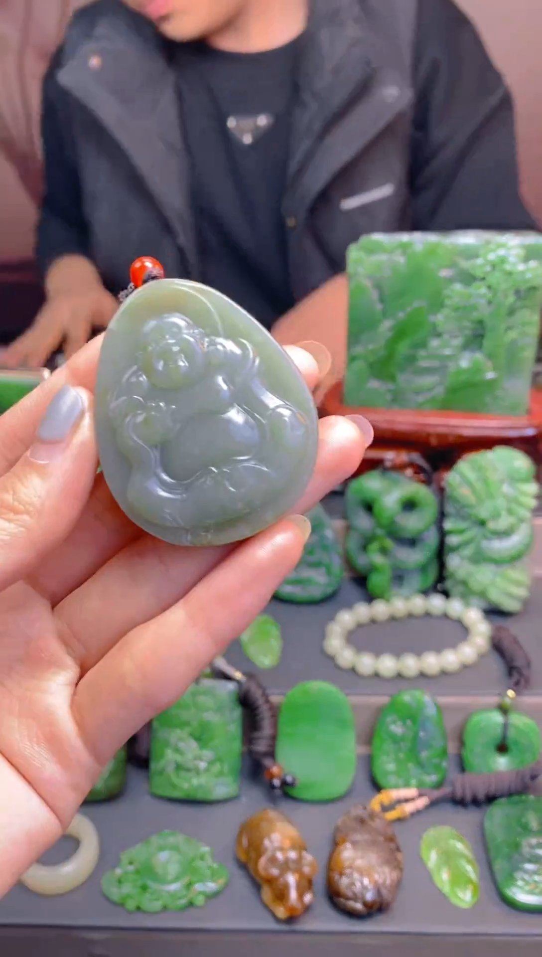 未镶嵌和田玉珠宝半成品1