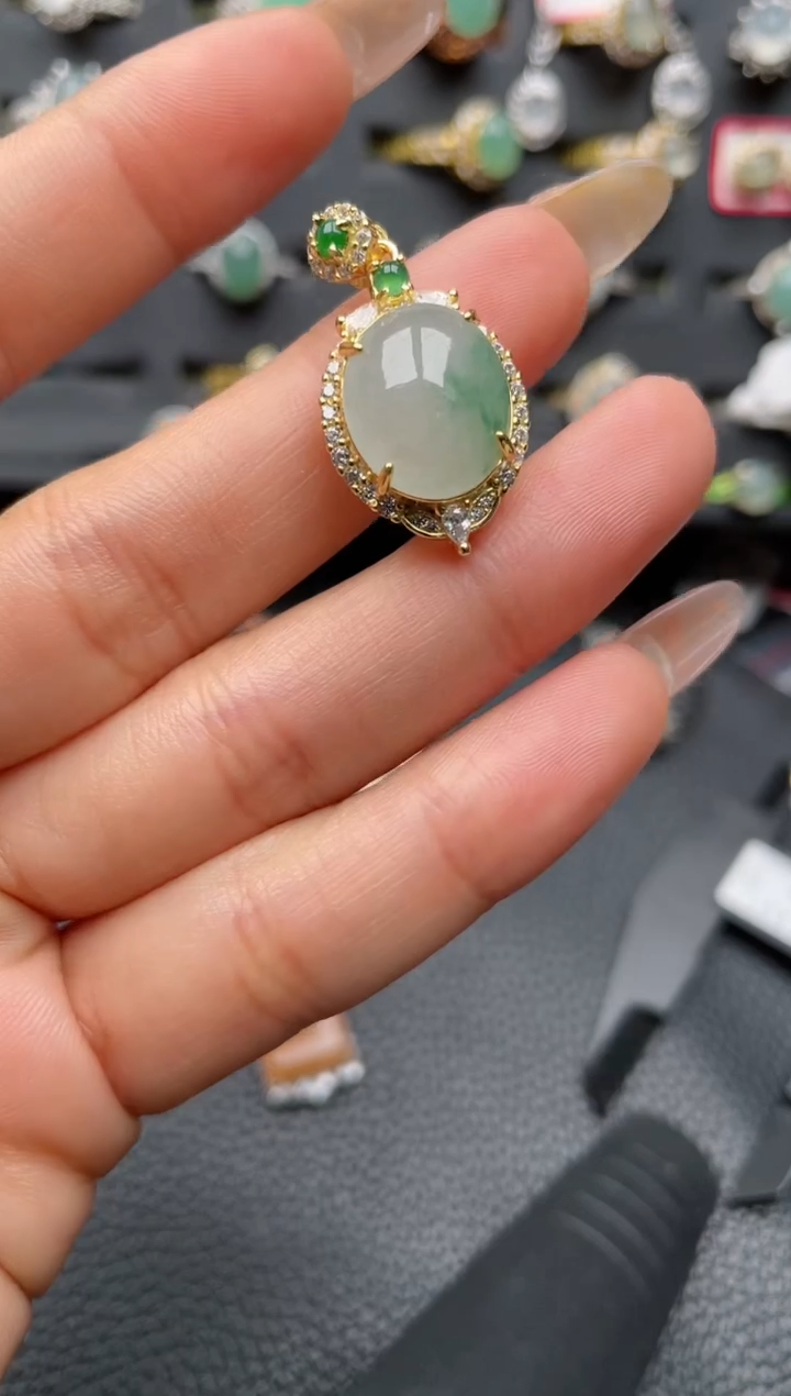 【闪购商品】翡翠戒指银S925镶嵌1111111111  25