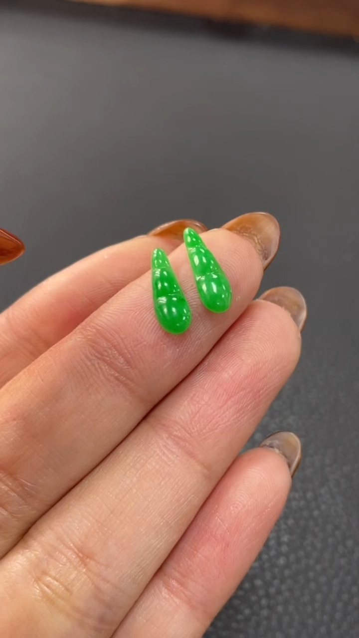 【闪购商品】定制翡翠未镶嵌福豆700