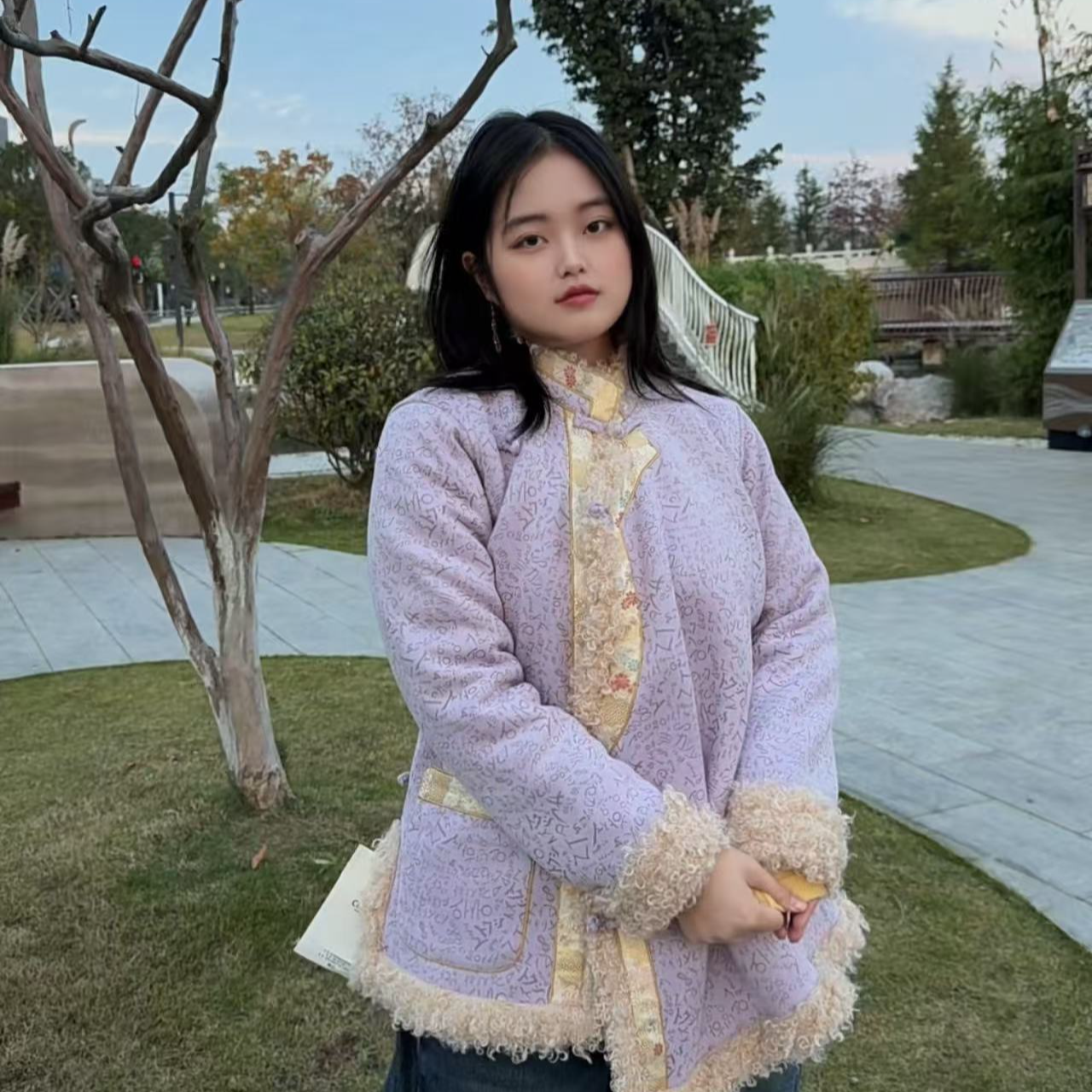 藏装女保暖外套加厚