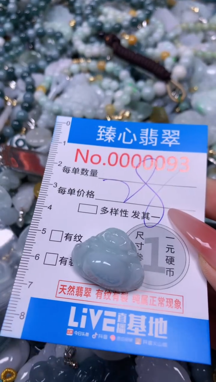 【闪购商品】翡翠颈饰未镶嵌含绳0000093