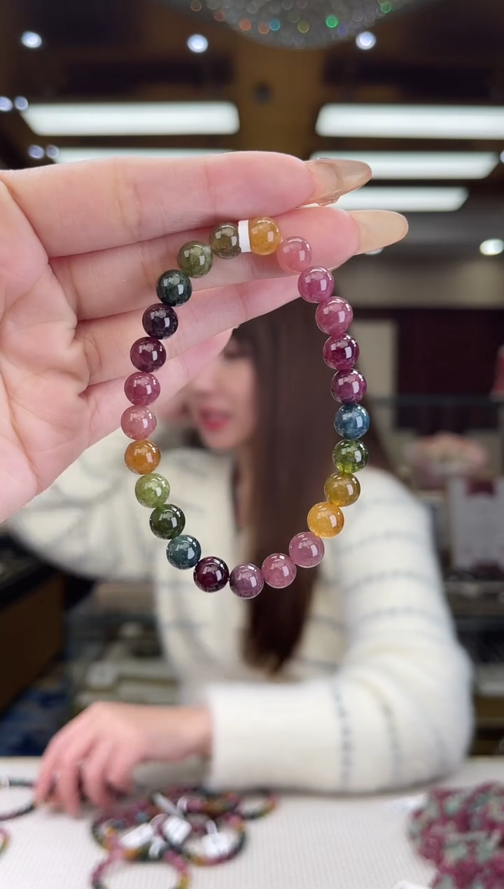 【闪购商品】碧玺/未镶嵌7mm+碧玺单圈11多样性发货