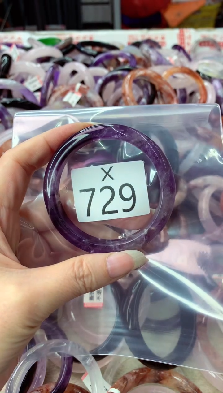 未镶嵌手镯水晶X729-54