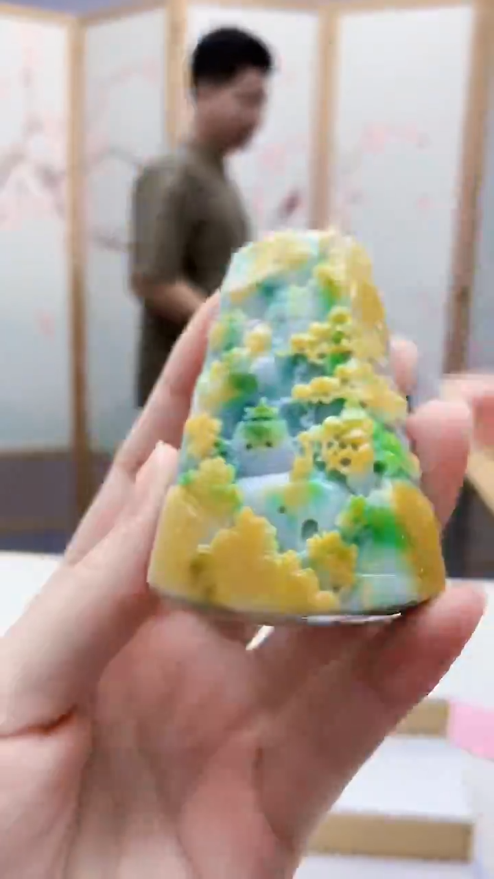 未镶嵌定制翡翠4917ry-毛货挂件17