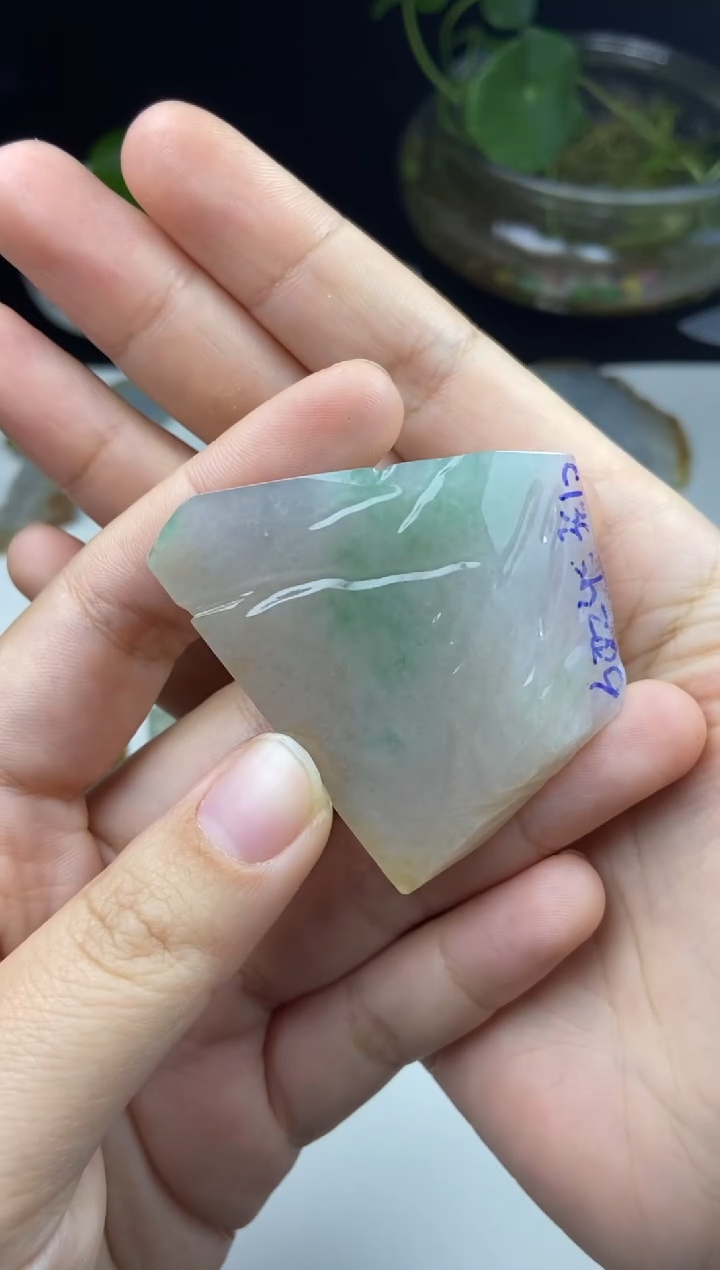 未镶嵌定制翡翠翡翠片料定制未镶嵌12.3-2包工包料