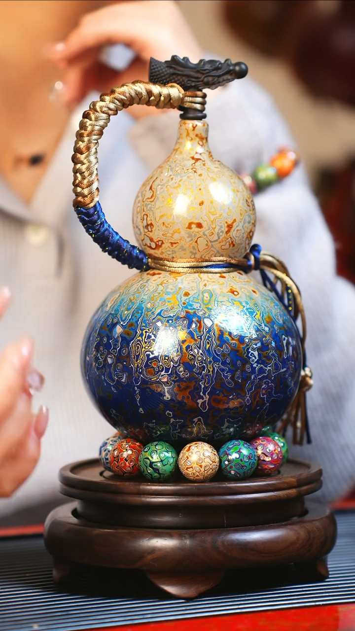 【闪购商品】JV094大师姐臻选非遗大漆酒葫芦