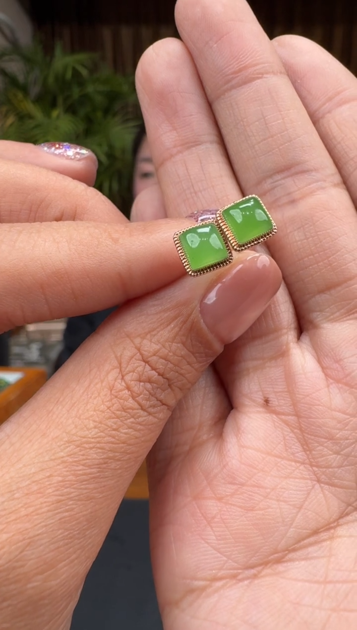 【闪购商品】和田玉2818K金镶嵌2.23赵玉多样性发货