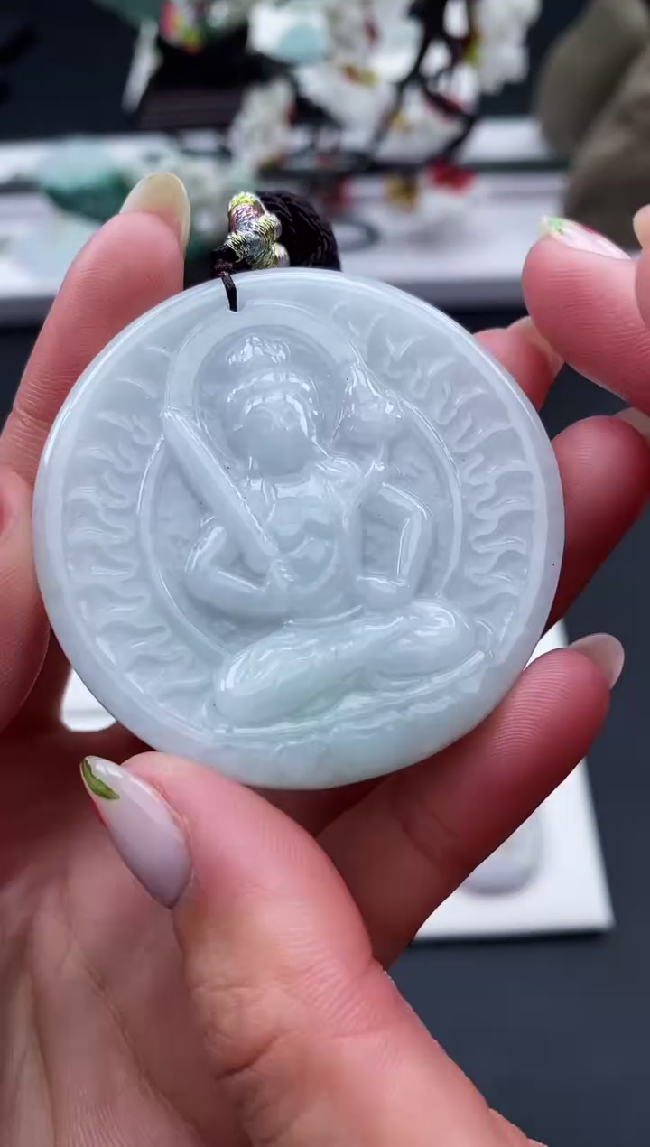 【闪购商品】翡翠颈饰未镶嵌天然缅甸A货翡翠