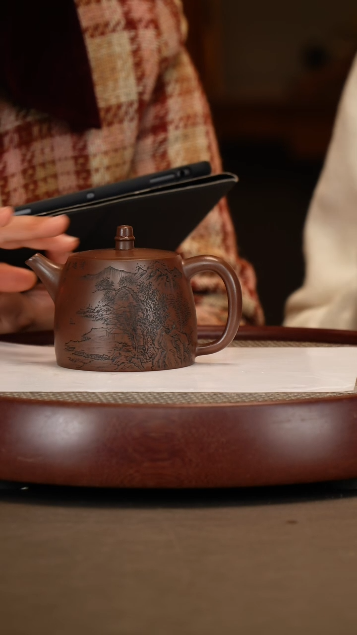 【闪购商品】紫砂茶壶【徐晓梅】紫泥汉铎