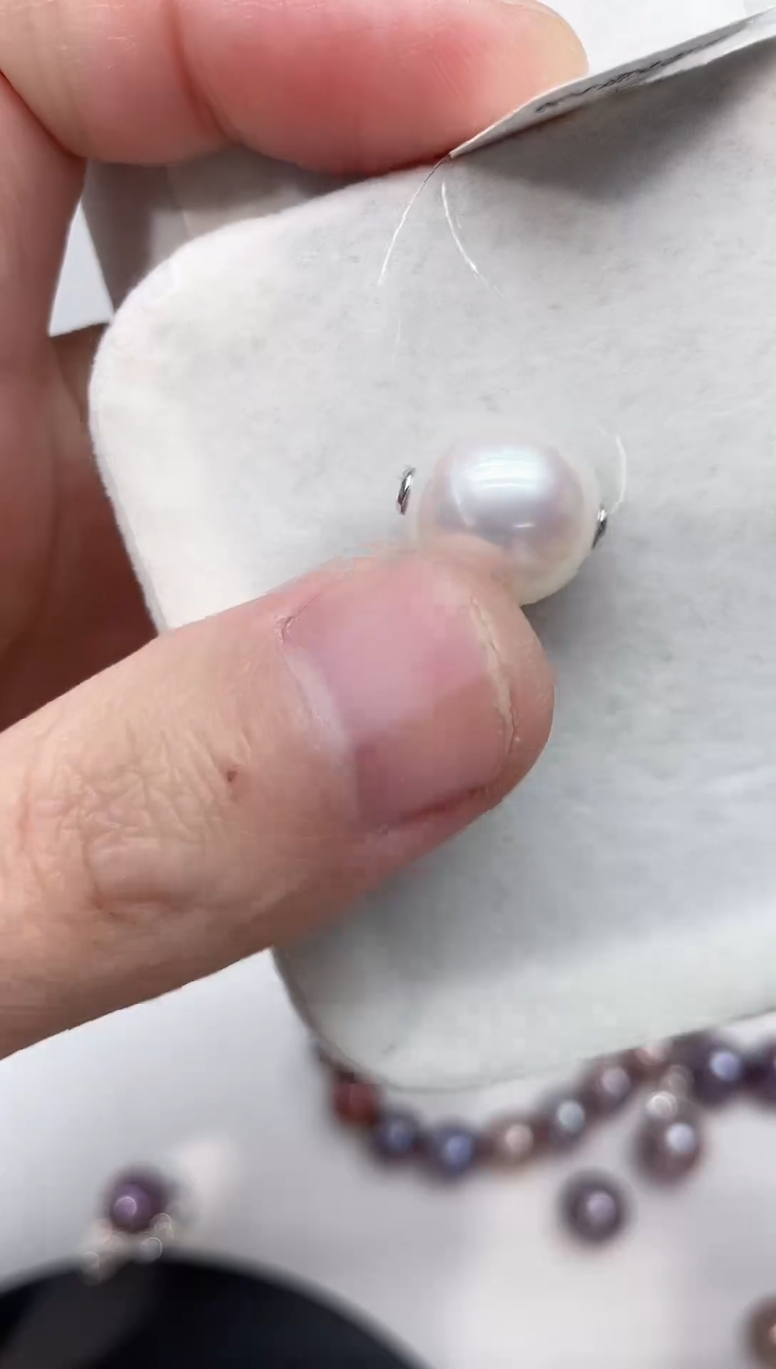 【闪购商品】淡水珍珠吊坠(不含链)银S925镶嵌吊坠